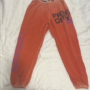 freecity Orange Sweatpants